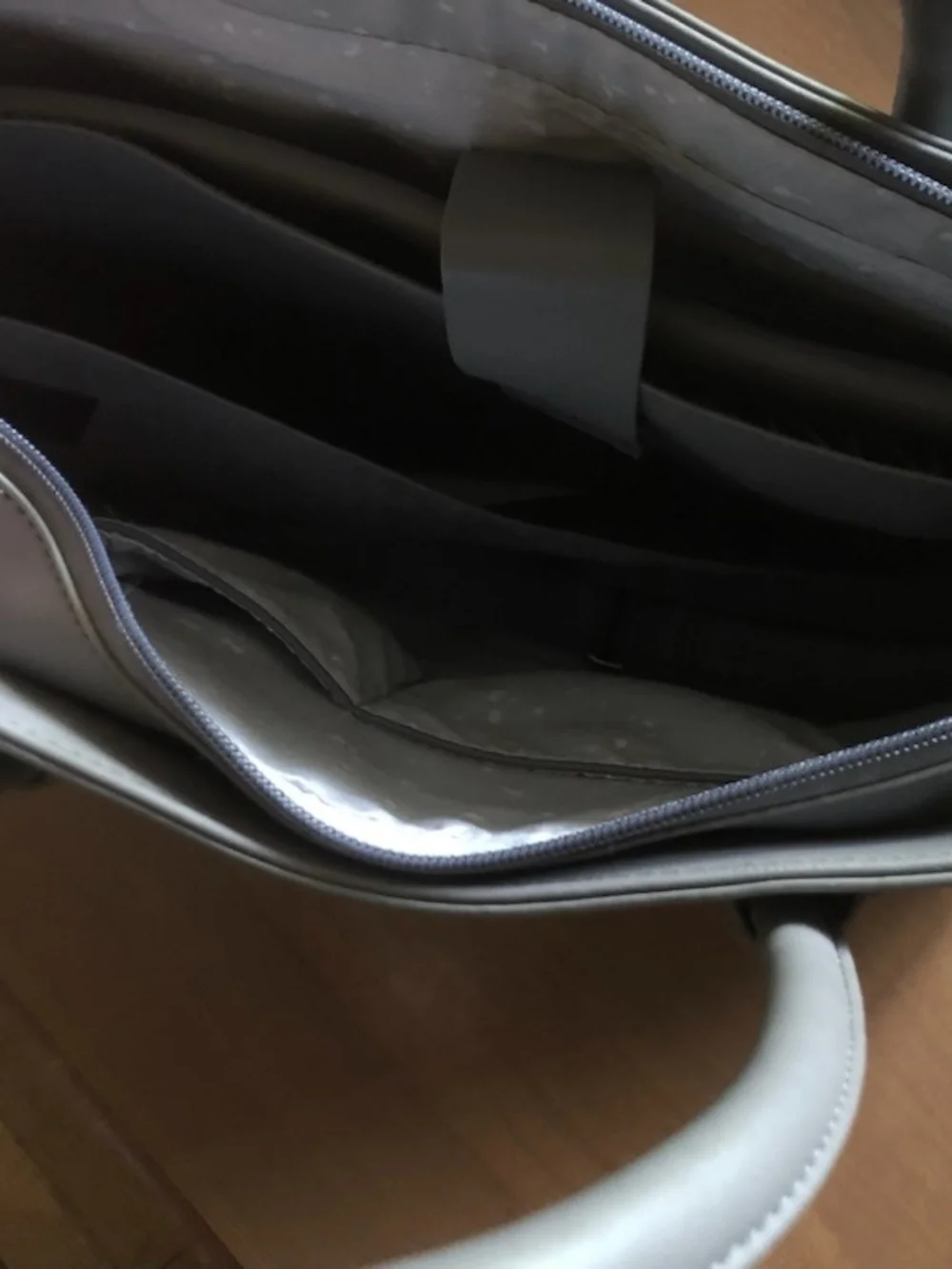 Pixie Mood Silver Structured Tote